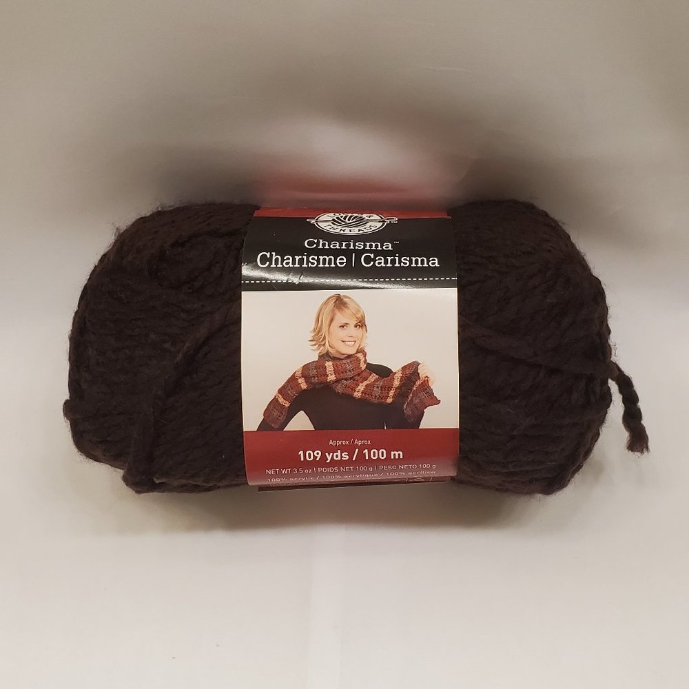 1 New Loops & Threads Charisma Yarn in Espresso